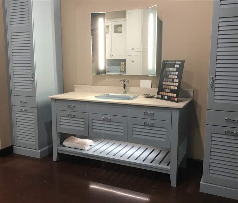 Brookhaven Key West Bathroom  at Cabinets and Designs Showroom