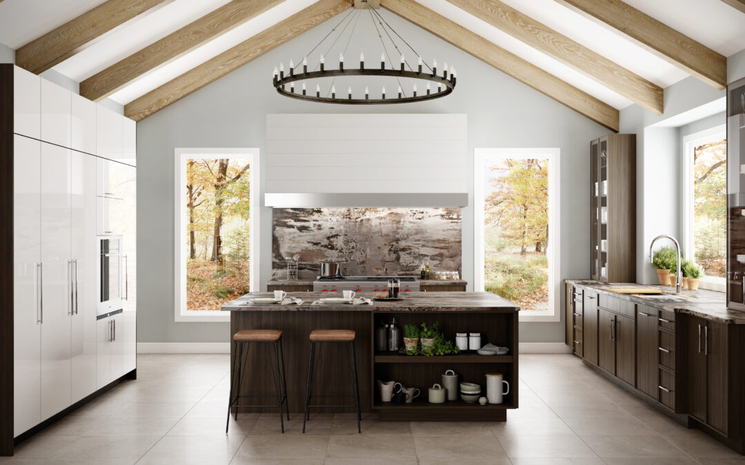 Wood Cabinets Bring Warmth to Kitchens